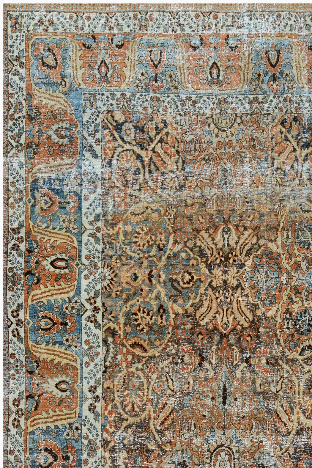 TABRIZ RUG, NORTH WEST PERSIA, 10'4" X 12'9'"