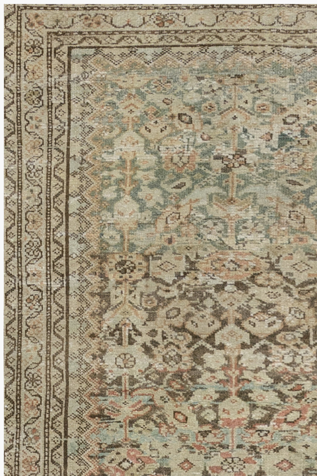 AR31309/9910, MALAYIR RUG, WEST PERSIA, 3'3" X 16'8"