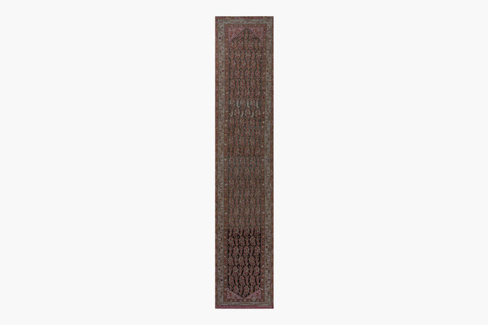 MALAYIR RUG, WEST PERSIA, 3'4" X 16' 8"