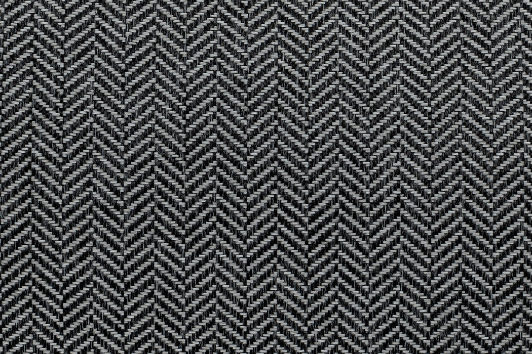 Indoor / Outdoor Herringbone Pillow Cover - Carbon