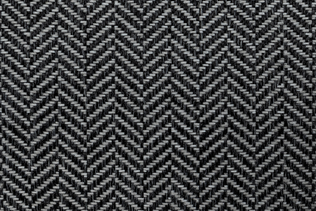Indoor / Outdoor Herringbone Pillow Cover - Carbon