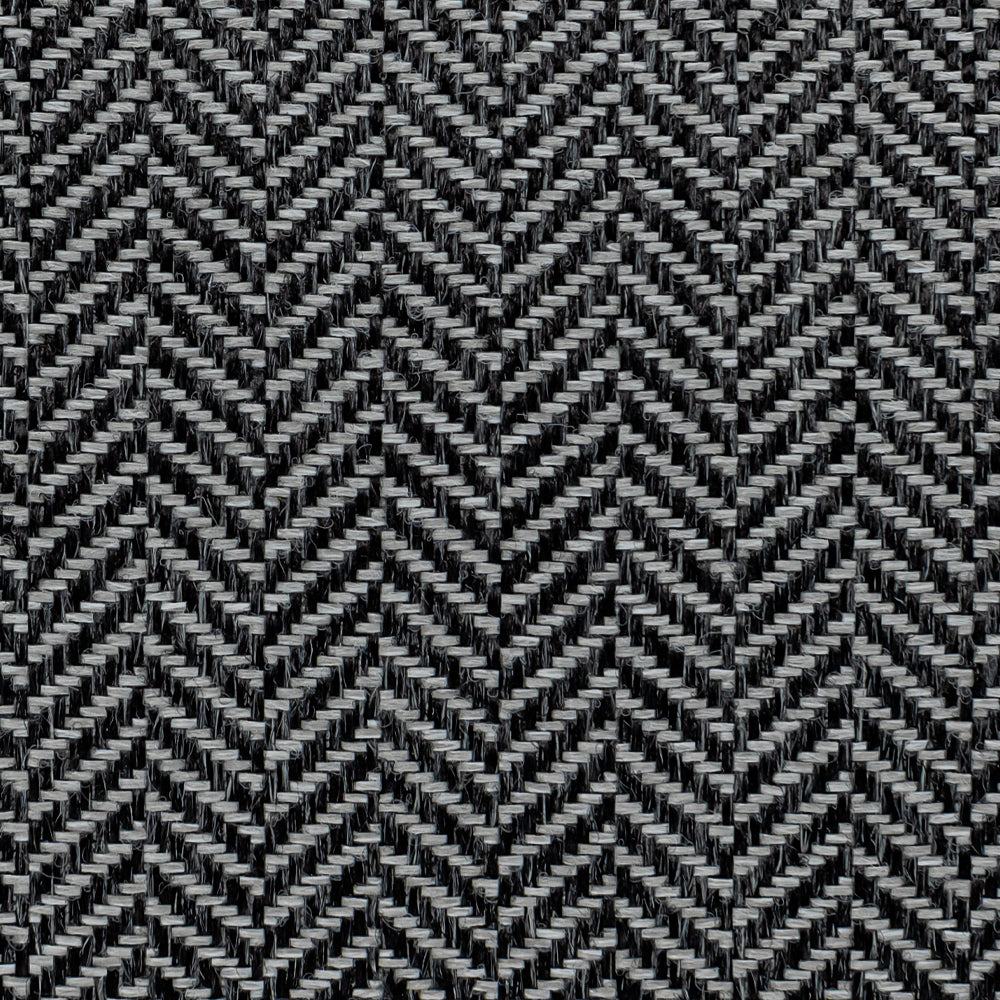 Indoor / Outdoor Herringbone Pillow Cover - Carbon