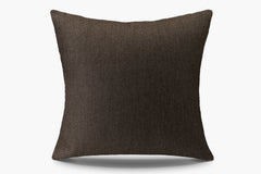 Indoor / Outdoor Basketweave Pillow Cover - Chocolate