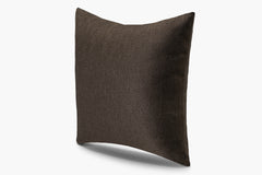 Indoor / Outdoor Basketweave Pillow Cover - Chocolate