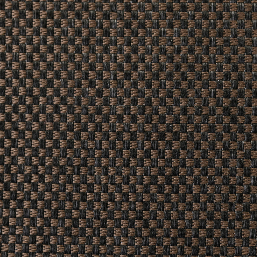 Indoor / Outdoor Basketweave Pillow Cover - Chocolate