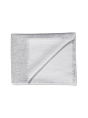Double Sided Cashmere Throw - Grey / Ivory