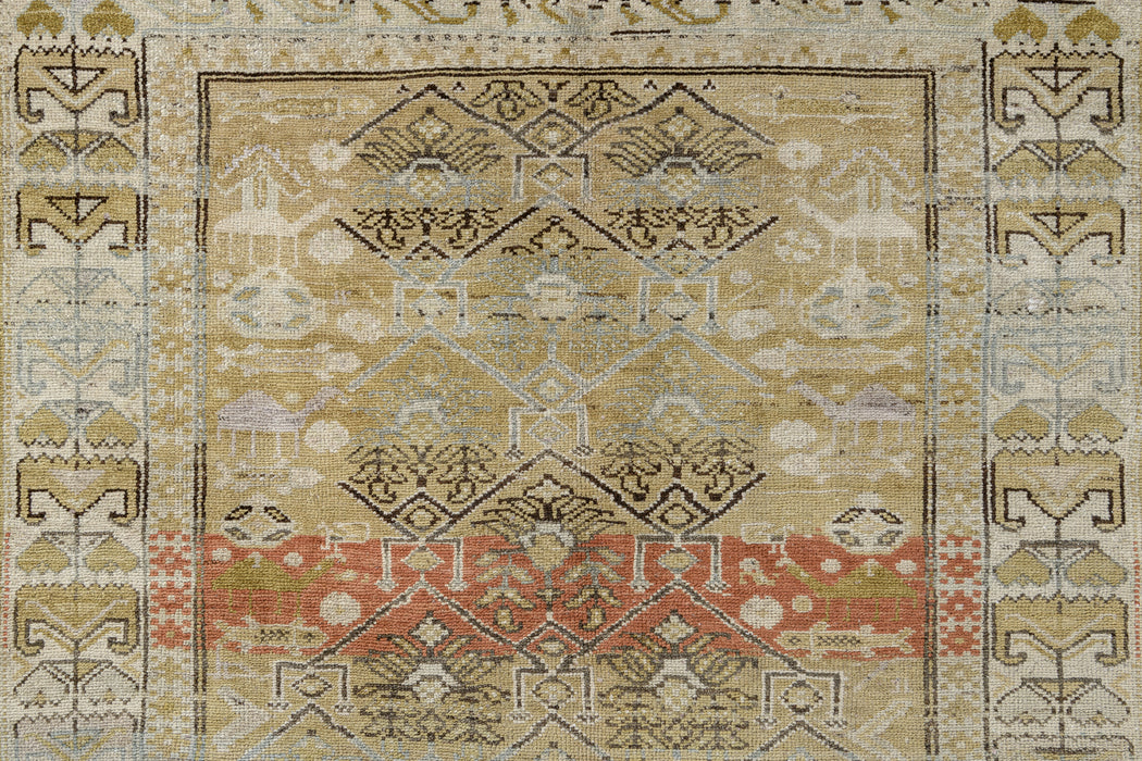 BC31009/11906, MALAYIR RUG, WEST PERSIA, 4' X 7'3"
