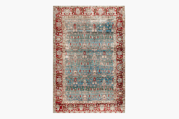 BC31021/8219, TABRIZ RUG, NORTH WEST PERSIA, 7' X 10'9"
