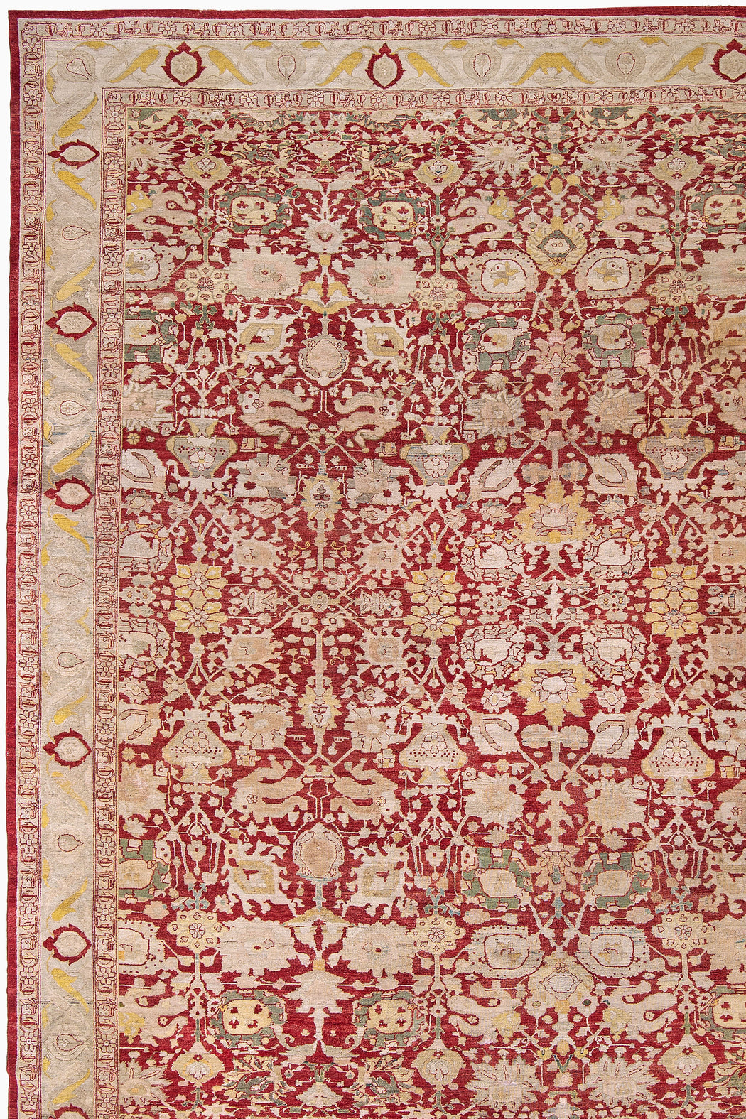 AGRA RUG, BC31095, NORTH INDIA, 13' X 15'