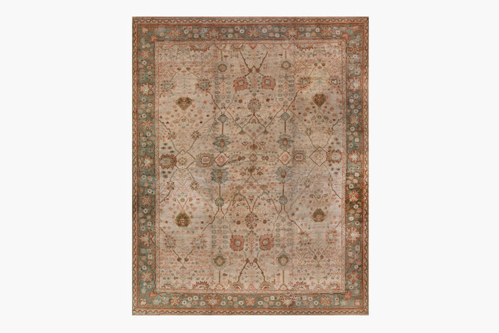 OUSHAK RUG, BC31113, WEST ANATOLIA, 13' X 19'