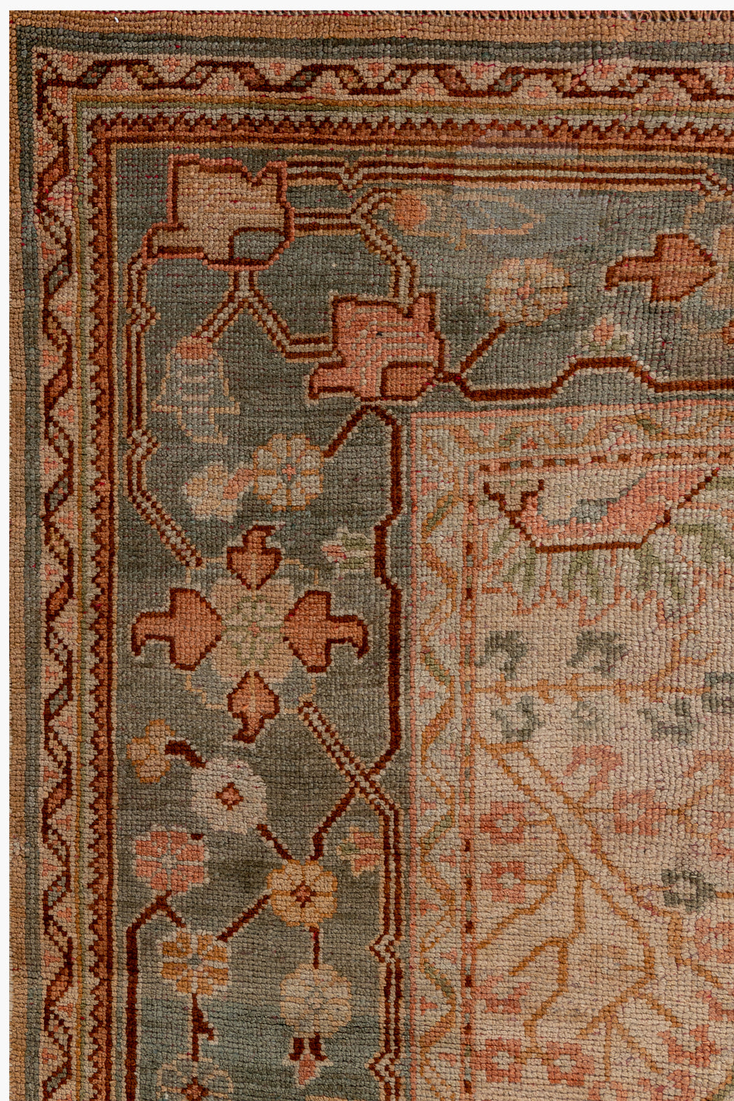 OUSHAK RUG, BC31113, WEST ANATOLIA, 13' X 19'