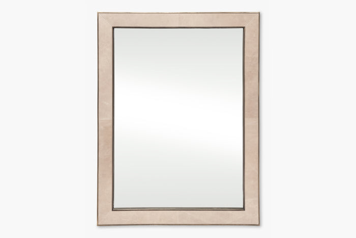 Mica Leather Mirror