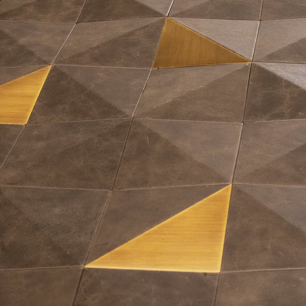 Pewter Leather | Antique Brass