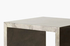 Ember Parchment Side Table