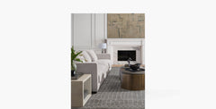 Ember Parchment Side Table