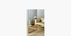 Lennox Woven Brass Coffee Table