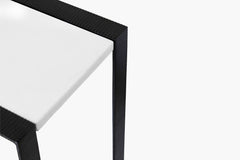 Hawthorn Black Scribed Console Table