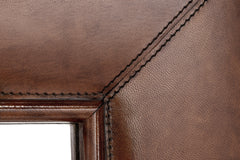 Clove Leather Wall Mirror