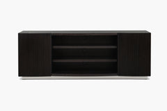 Pierre Fluted Open Media Cabinet