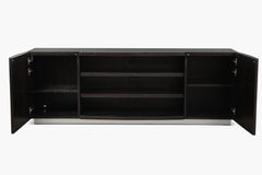 Pierre Fluted Open Media Cabinet