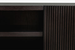 Pierre Fluted Open Media Cabinet