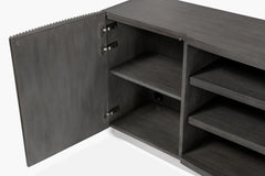 Pierre Fluted Open Media Cabinet