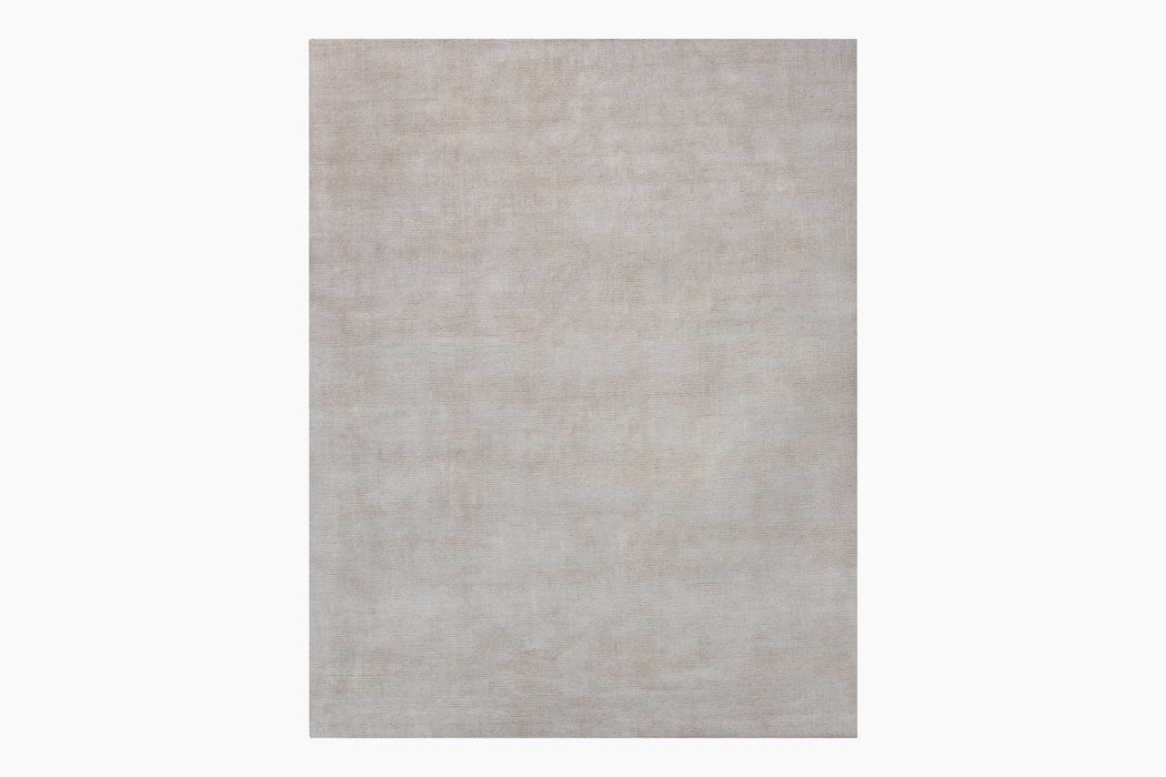 Distressed Wool Rug – Silver