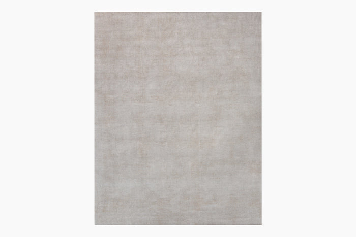 Distressed Wool Rug – Silver