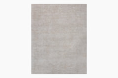Distressed Wool Rug – Silver