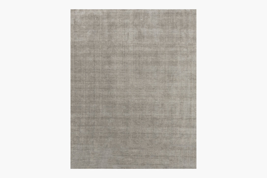 Distressed Wool Rug – Platinum