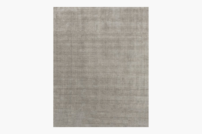 Distressed Wool Rug – Platinum
