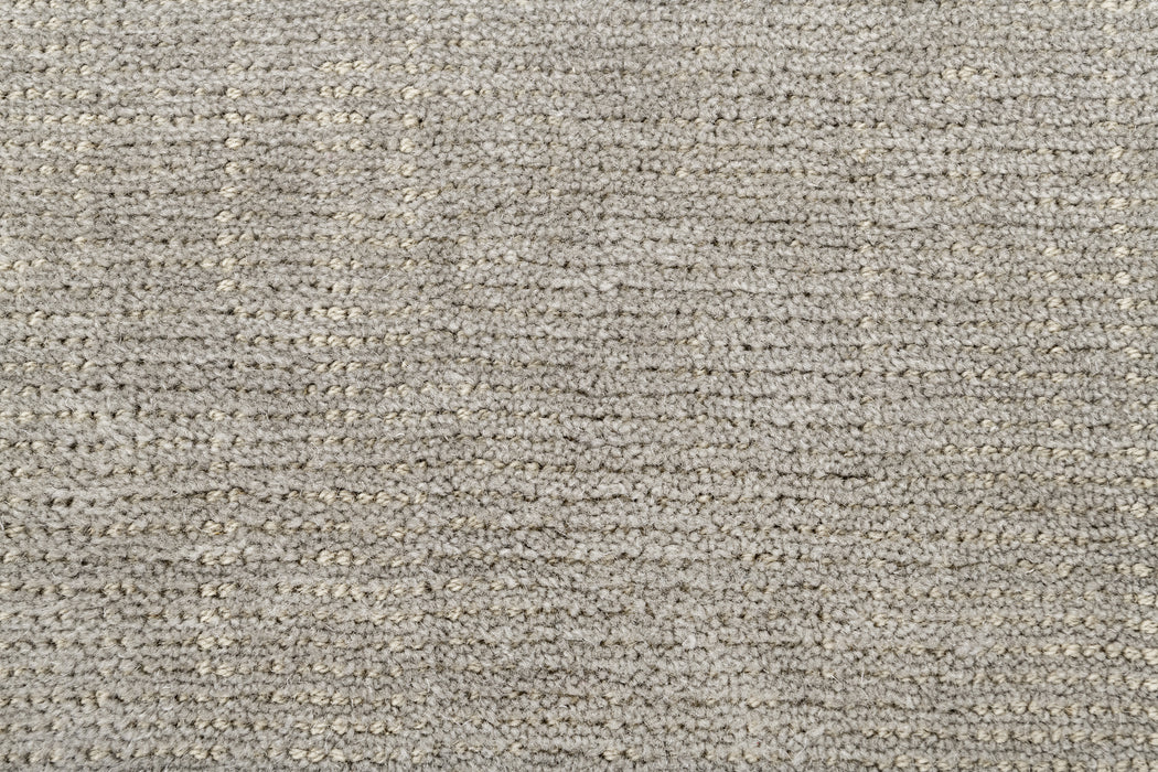 Distressed Wool Rug – Platinum