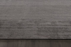 Distressed Wool Rug – Charcoal