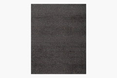Distressed Wool Rug – Charcoal