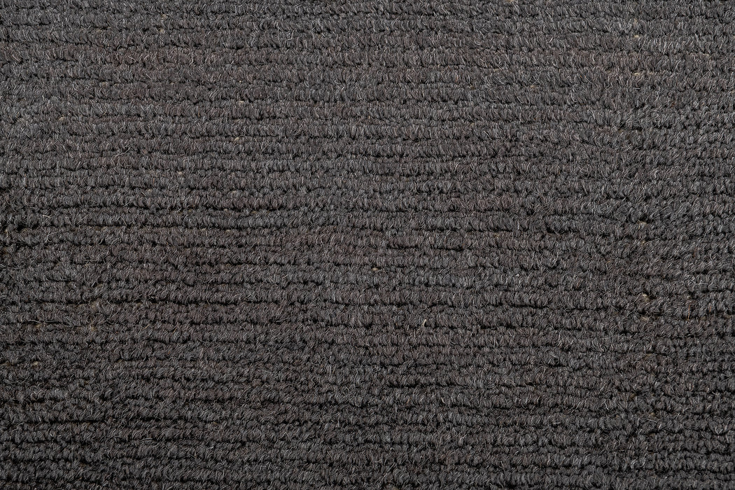 Distressed Wool Rug – Charcoal