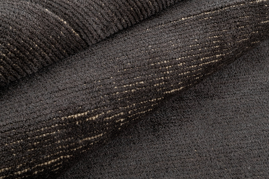 Distressed Wool Rug – Charcoal