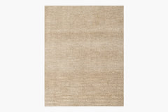 Distressed Wool Rug – Flax