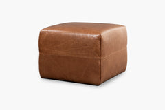 Lugo Leather Ottoman