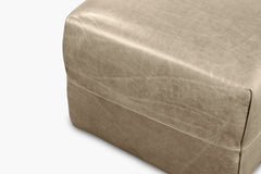 Lugo Leather Ottoman