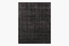 Distressed Wool Rug – Antiqued Black