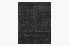 Distressed Wool Rug – Antiqued Black