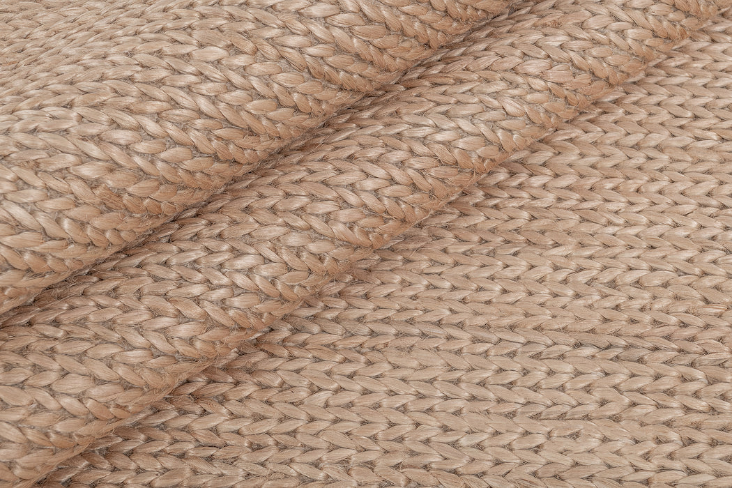 Hand-Braided Jute Rug – Linen