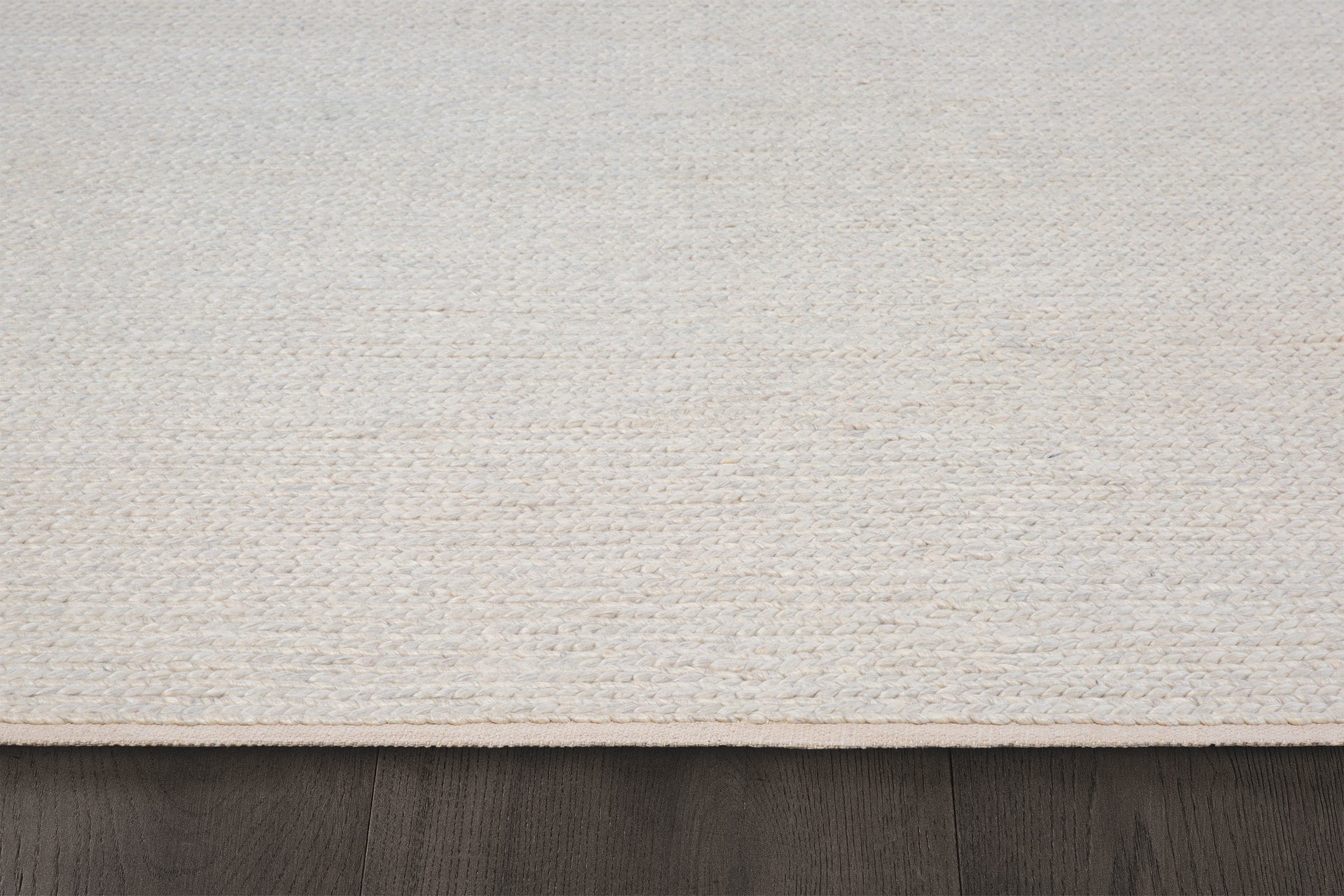 Braided Wool Rug – Cream