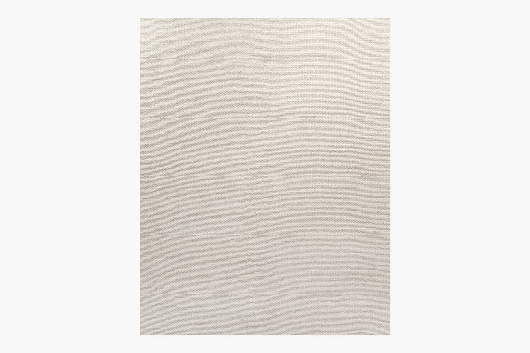 Braided Wool Rug – Cream