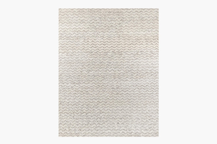 Mina Moroccan Rug – Silver