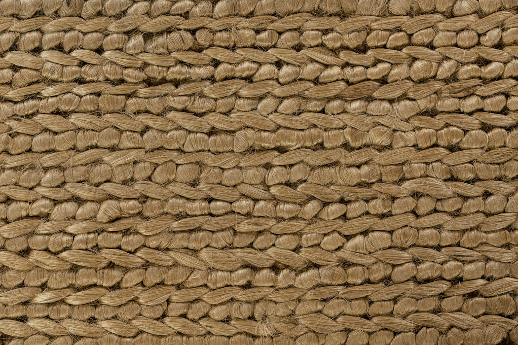 Chunky Hand-Braided Jute Rug – Honey