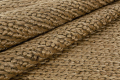 Chunky Hand-Braided Jute Rug – Honey