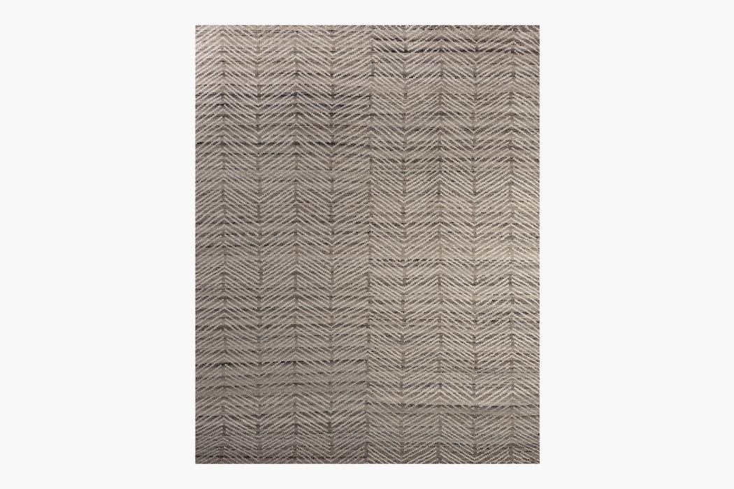 Alia Rug – Silver / White