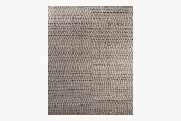Alia Rug – Silver / White