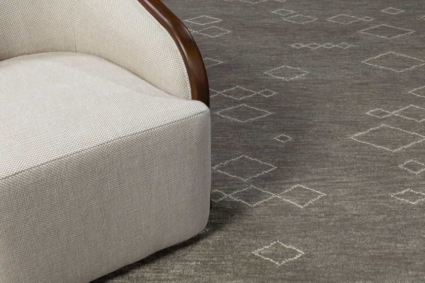 Arisa Rug  - sand/charcoal
